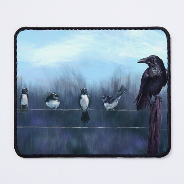 Item preview, Birds on a Wire Fence designed and sold by Toni Fanali.