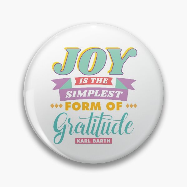 Item preview, Karl Barth Inspirational Joy Quote designed and sold by garmentoffaith.