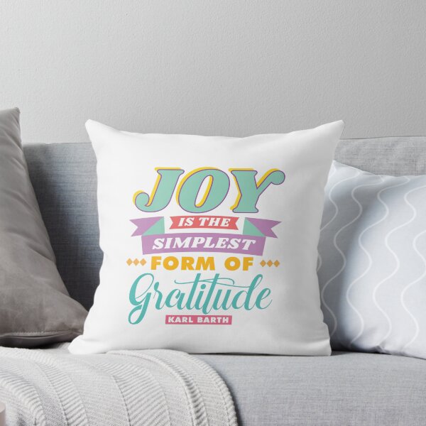 Item preview, Karl Barth Inspirational Joy Quote designed and sold by garmentoffaith.