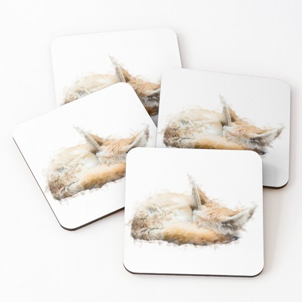 Item preview, Watercolour Fennec Fox  designed and sold by Typeglyphs.