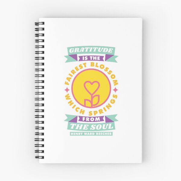 Item preview, Henry Beecher Gratitude Quote designed and sold by garmentoffaith.