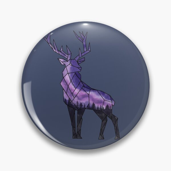 Item preview, Geometric Galaxy Stag Elk designed and sold by FlameClawArts.