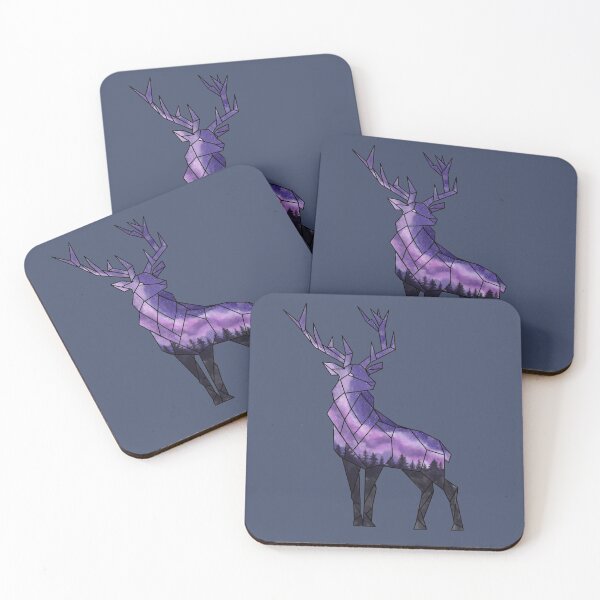 Item preview, Geometric Galaxy Stag Elk designed and sold by FlameClawArts.