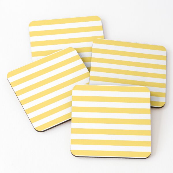 Item preview, Yellow and White Horizontal Stripes designed and sold by starrylite.