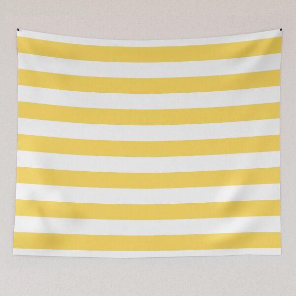 Item preview, Yellow and White Horizontal Stripes designed and sold by starrylite.
