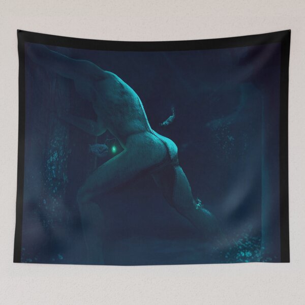 Item preview, Underwater Surreal Statue Monument #4- Surrealistic Art designed and sold by MAEffects.