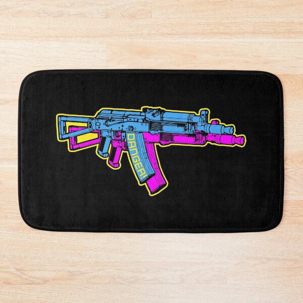 Item preview, Danger - Blue - 3D 3 Dimensional AK-47 AK47 AK74 AK 74 Avtomat Kalashnikov designed and sold by Warhawk Designs.