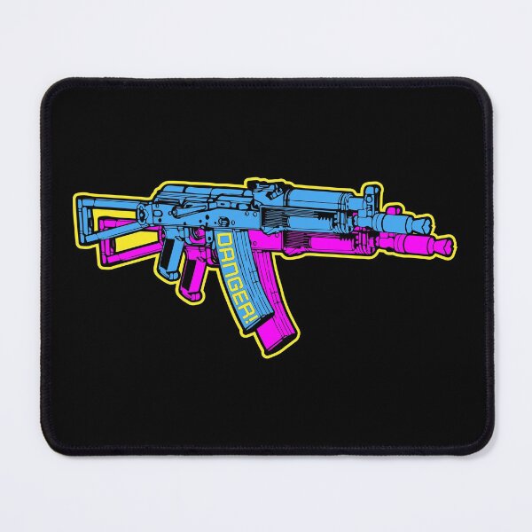Item preview, Danger - Blue - 3D 3 Dimensional AK-47 AK47 AK74 AK 74 Avtomat Kalashnikov designed and sold by Warhawk Designs.