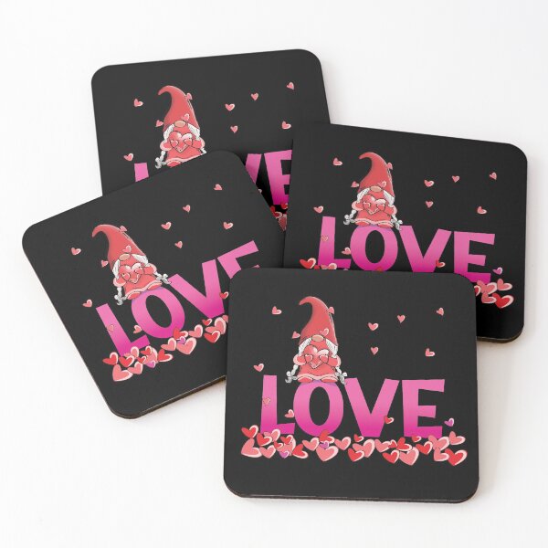 Item preview, Pink Love with Cute Gnome designed and sold by koonam.
