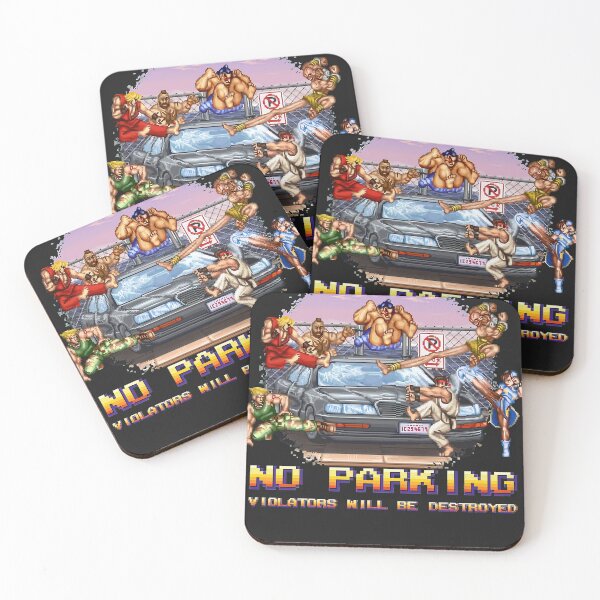 Item preview, Street Fighter No Parking Violators will be Destroyed Classic T-Shirt designed and sold by AngelaVinogdov6.