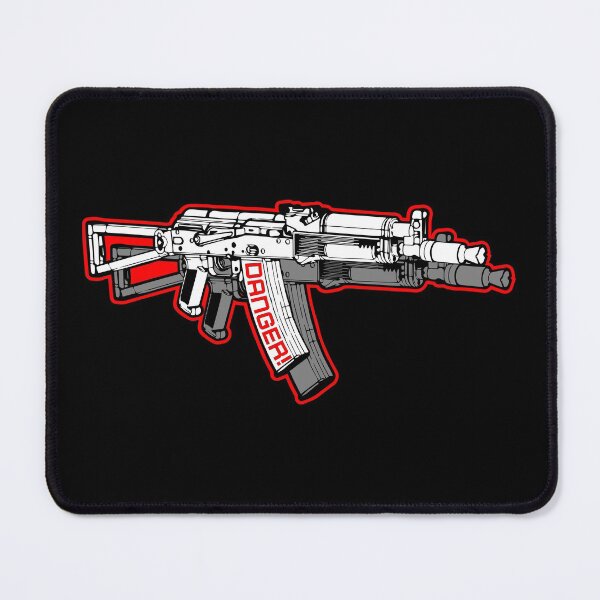 Item preview, Danger - Grey - 3D 3 Dimensional AK-47 AK47 AK74 AK 74 Avtomat Kalashnikov designed and sold by Warhawk Designs.