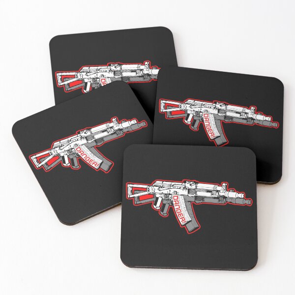 Item preview, Danger - Grey - 3D 3 Dimensional AK-47 AK47 AK74 AK 74 Avtomat Kalashnikov designed and sold by Warhawk Designs.