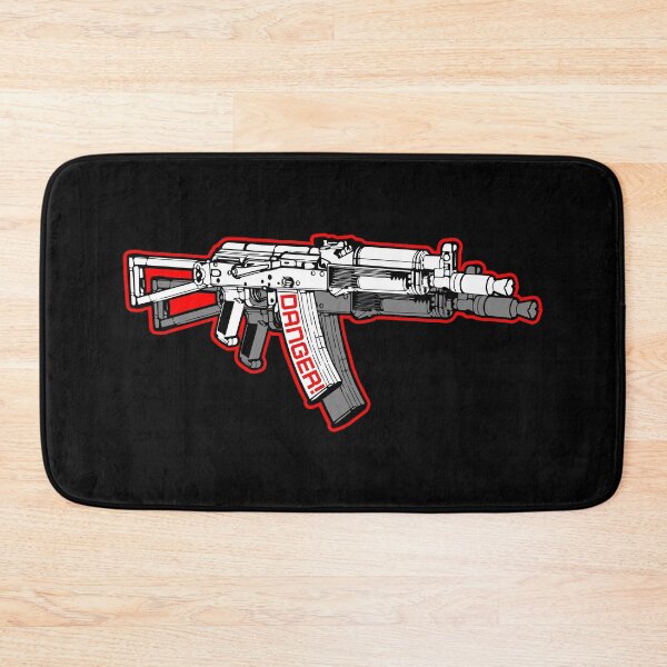 Item preview, Danger - Grey - 3D 3 Dimensional AK-47 AK47 AK74 AK 74 Avtomat Kalashnikov designed and sold by Warhawk Designs.