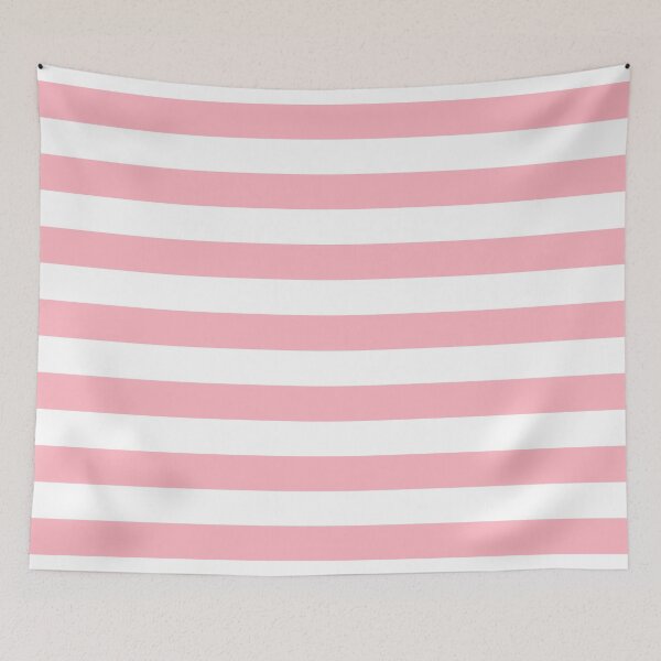 Item preview, Pink and White Horizontal Stripes designed and sold by starrylite.