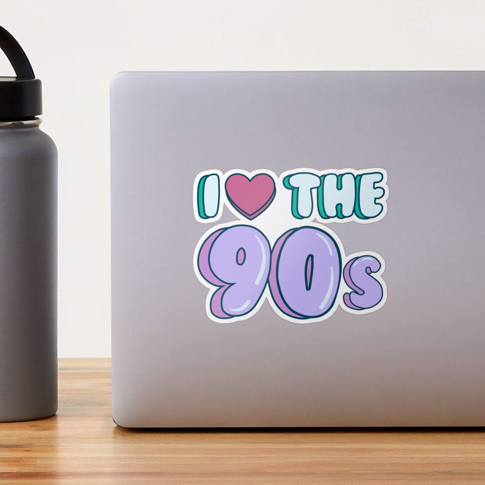 I Love 90s sticker - DECALS by finlandman, Community