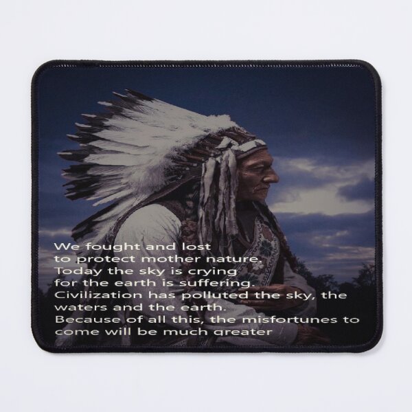 Item preview, Civilization - Native American Indian Chief Message designed and sold by Marcel1966.