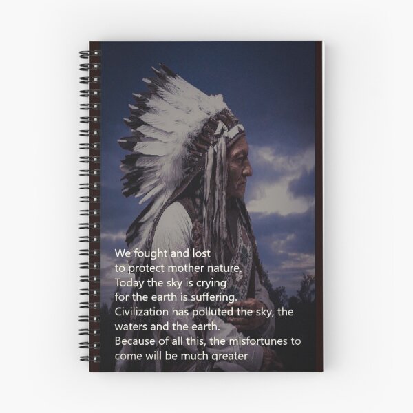 Item preview, Civilization - Native American Indian Chief Message designed and sold by Marcel1966.