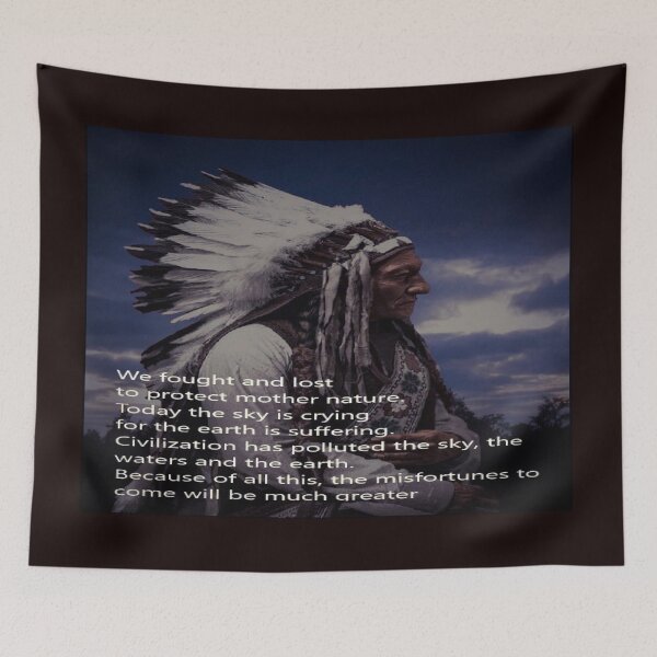 Item preview, Civilization - Native American Indian Chief Message designed and sold by Marcel1966.