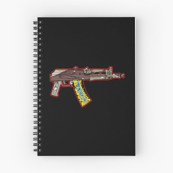 Item preview, Terror - Yellow Banana Clip - Camo Camouflage Desert - Pistol Subgun Sub Machine gun AK-47 AK47 AK74 AK 74 Avtomat Kalashnikov designed and sold by Warhawk Designs.