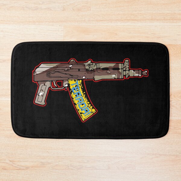 Item preview, Terror - Yellow Banana Clip - Camo Camouflage Desert - Pistol Subgun Sub Machine gun AK-47 AK47 AK74 AK 74 Avtomat Kalashnikov designed and sold by Warhawk Designs.