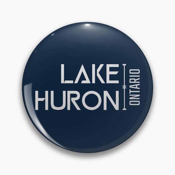Item preview, Lake Huron Ontario Canada Gray Lettering Design designed and sold by Eleven-K.