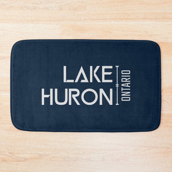 Item preview, Lake Huron Ontario Canada Gray Lettering Design designed and sold by Eleven-K.