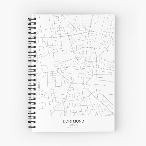 Item preview, Dortmund Minimalist Map designed and sold by resfeber.