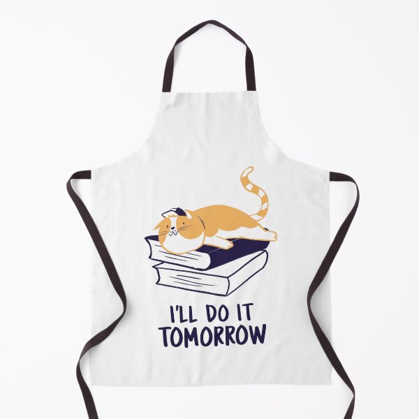 Item preview, Lazy Cat Lying on Laptop I'll Do It Tomorrow Design | Resting and Relaxing Cat designed and sold by kahossa93.