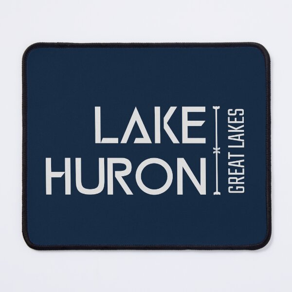 Item preview, Lake Huron Great Lakes Gray Lettering Design designed and sold by Eleven-K.