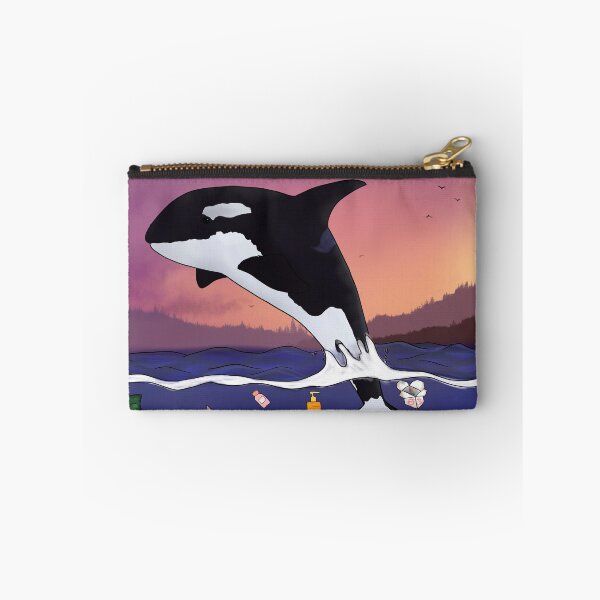 Item preview, Orca Swimming in Trash designed and sold by HaleyBlanton.