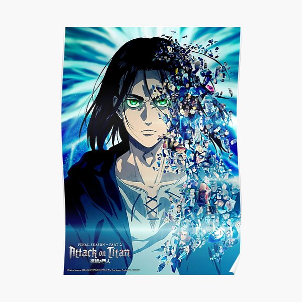 Attack On Titan Season 4 Part 2 Poster For Sale By Leeanna69 Redbubble