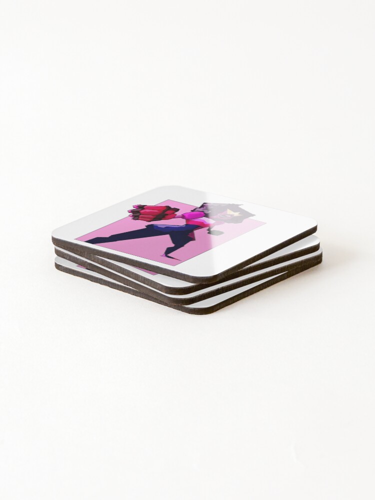 Thumbnail 4 of 5, Coasters (Set of 4), Garnet designed and sold by RNASstuff.