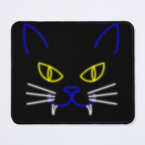 Item preview, Neon Light Art Halloween Cat designed and sold by Msstorey.