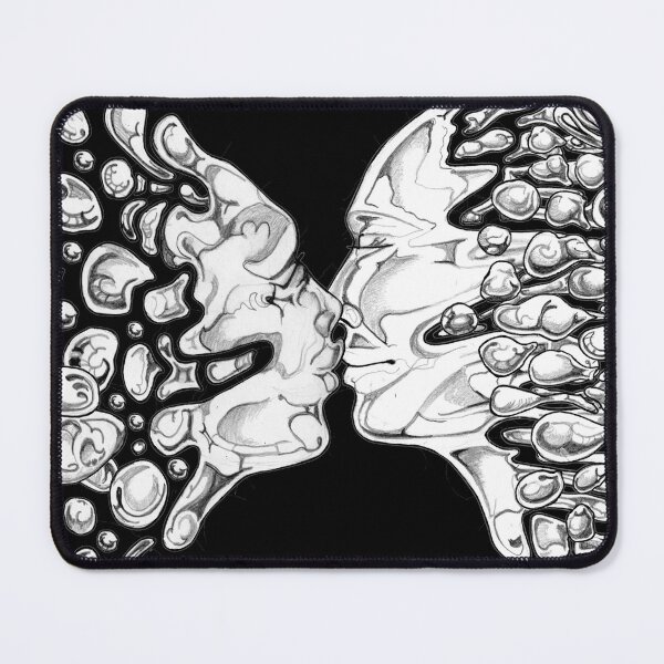 Item preview, Surreal The Kiss Black designed and sold by artistdiat.