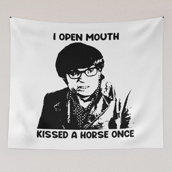Item preview, I open mouth kissed a horse once poster designed and sold by BenWilliams34.