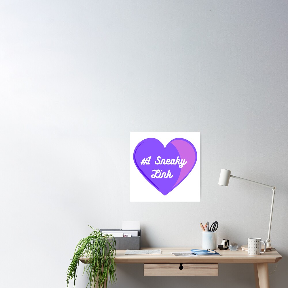 1-sneaky-link-purple-heart-poster-by-carsan-redbubble