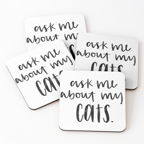 Item preview, Ask me about my cats. designed and sold by sjwat.
