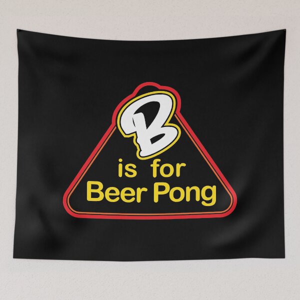 Artikelvorschau, B steht für Beer Pong + Dreieck entworfen und verkauft von ReRevolution.
