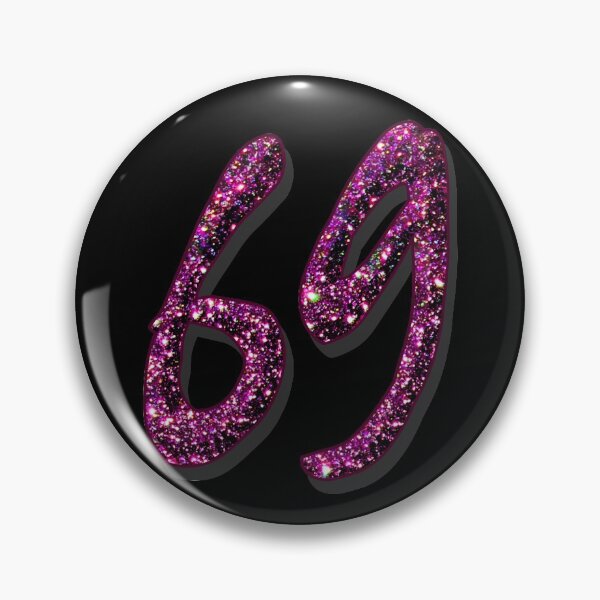 Item preview, Number 69 - purple numbers designed and sold by GlamourChick.