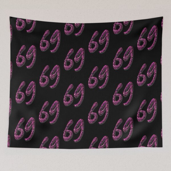 Item preview, Number 69 - purple numbers designed and sold by GlamourChick.