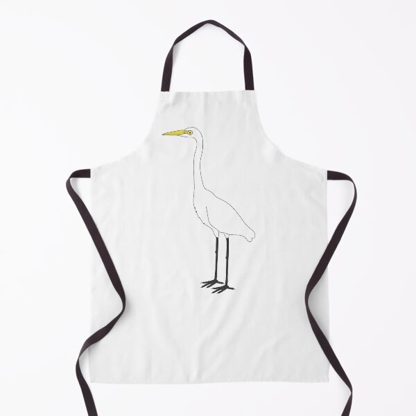 Item preview, Garceta grande del este en blanco designed and sold by Digitaldingo.