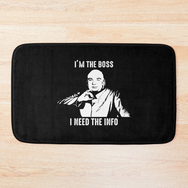 Item preview, I'm the boss, i need the info Evil character poster designed and sold by BenWilliams34.