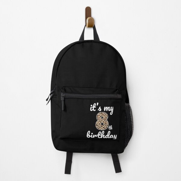 Item preview, Its my birthday, 8th Birthday Leopard Print, Kid Leopard 8th Birthday, 8 Years Old Wild Animal, Number Eight Safari Zoo designed and sold by singRsong.