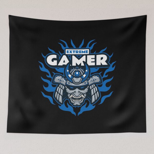 Item preview, Extreme Gamer with Evil Samurai designed and sold by PRIVARSHU.