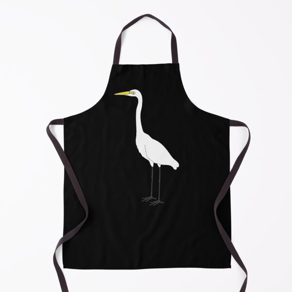 Item preview, Eastern Great Egret on Black designed and sold by Digitaldingo.
