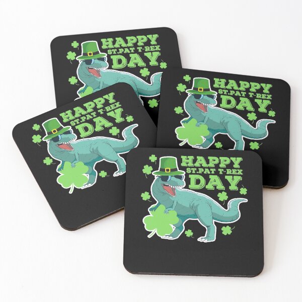 Item preview, Happy St Pat Trex Day Dino - St Patricks Day Gift designed and sold by ohmier.