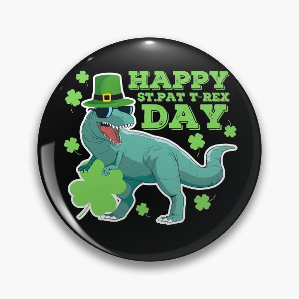 Item preview, Happy St Pat Trex Day Dino - St Patricks Day Gift designed and sold by ohmier.
