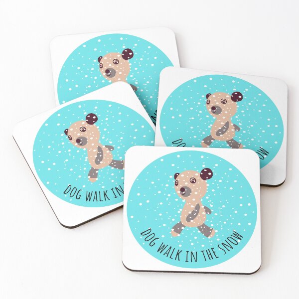 Item preview, Dog Walk In The Snow designed and sold by hanyj732.