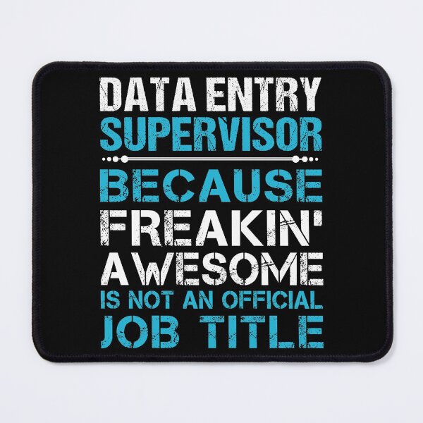 Item preview, Data Entry Supervisor T Shirt - Freaking Awesome Job Gift Item Tee designed and sold by oetate4774.