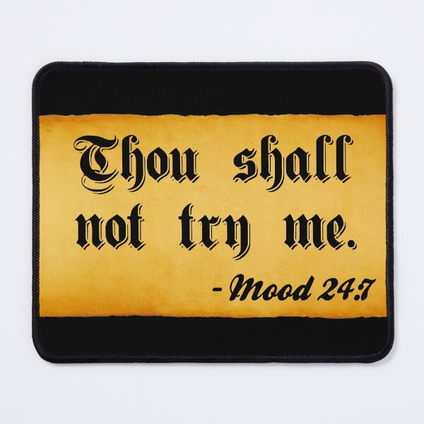 Item preview, Thou Shall Not Try Me designed and sold by AimarsKloset.